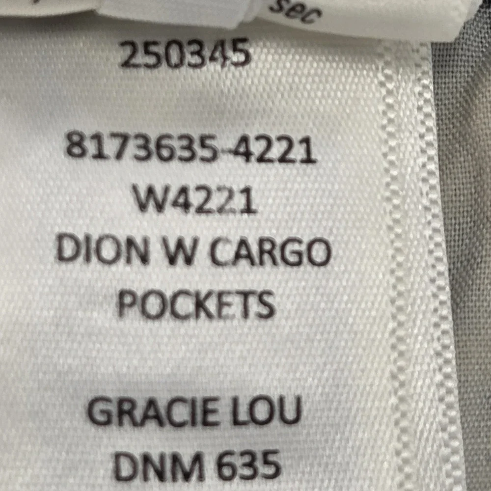 Paige Jeans 25 Dion‎ Cargo Gracie Lou High Rise Flare Stretch Denim Womens EUC